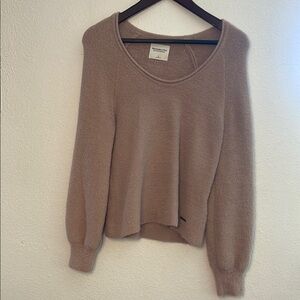 Abercrombie & Fitch soft A&F Collection l Sweater - Small light pink